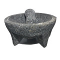 Molcajete Mexicana Piedra Negra Lava Mortero y Maja Guacamole Fabricante